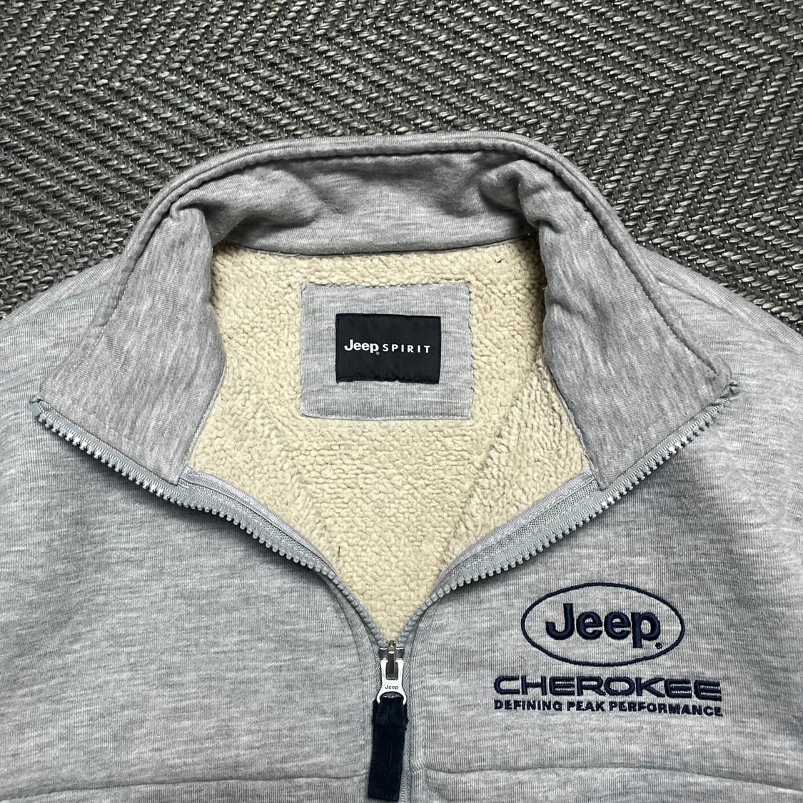 Jeep 스피릿 체로키 쉐르파 집업 자켓 그레이y 5310 상품이미지5