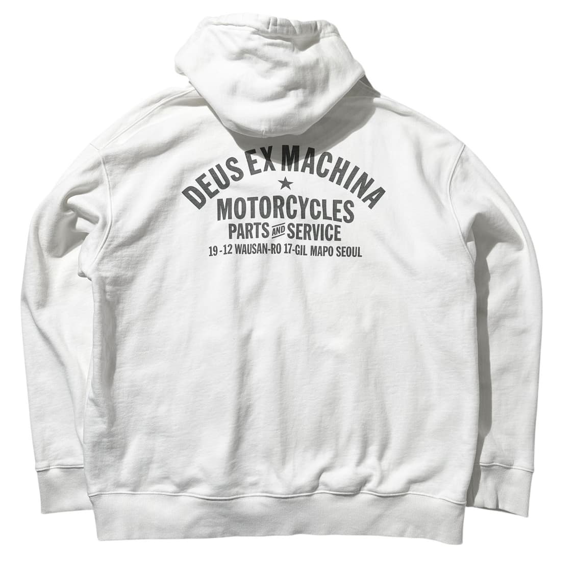 데우스 엑스 마키나 오버사이즈 후드 서울 빈티지 화이트 상품이미지1
