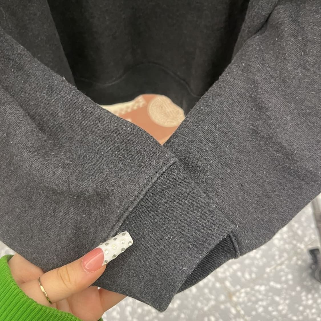 갭 빈티지 스트릿 펑크 키치 성조기 로고 후드티 S C10374 상품이미지7