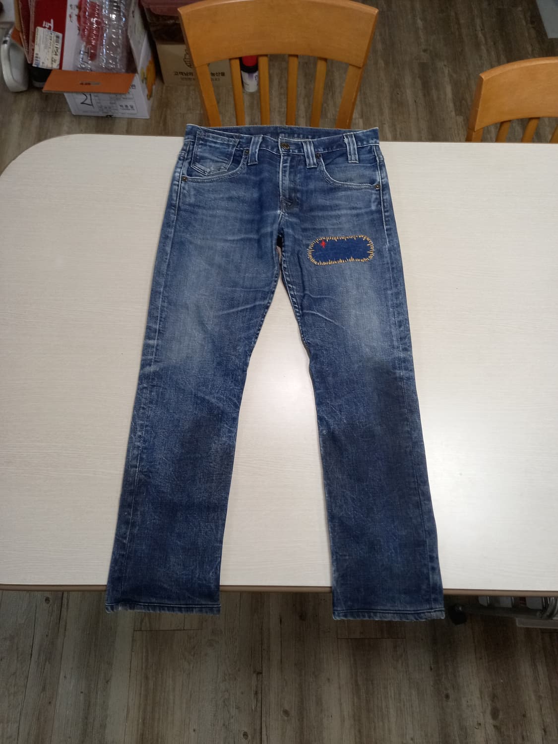 31-32 리바이스510 워싱 스판 슬림일자진 커스텀 32-417 상품이미지1