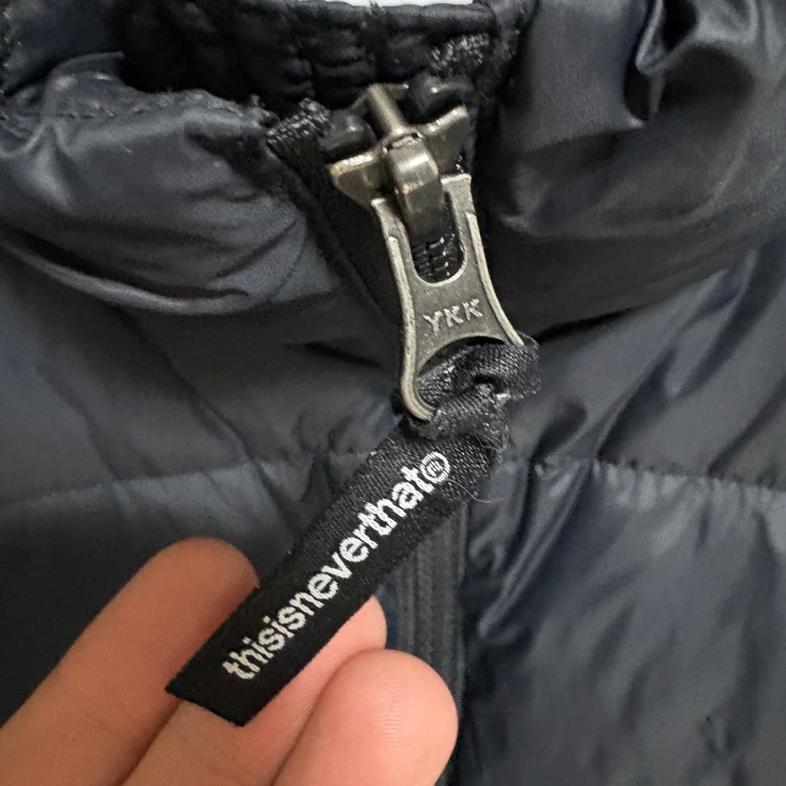 디스이즈네버댓 디네댓 퍼텍스 덕다운 패딩 / 블랙, XL 상품이미지6