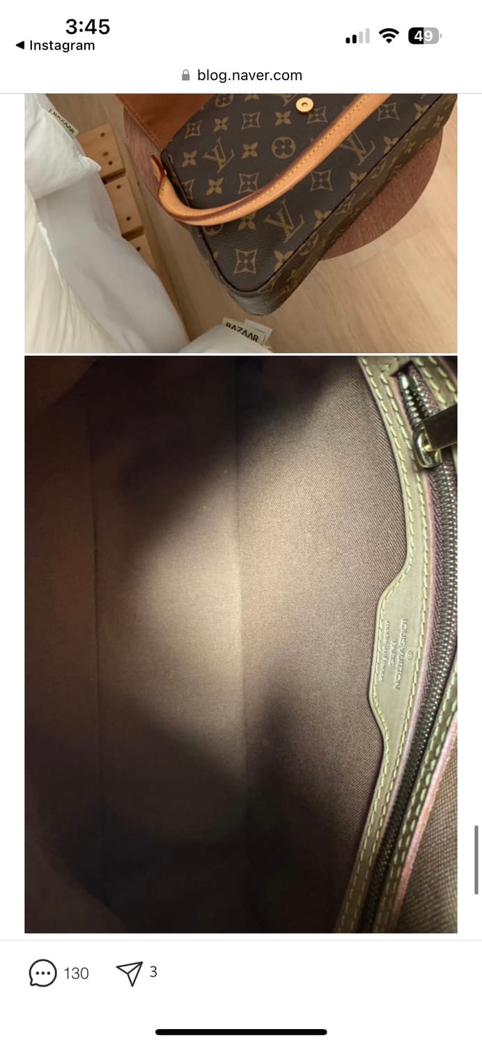 빈티지 루이비통 루핑 pm 판매 상품이미지5