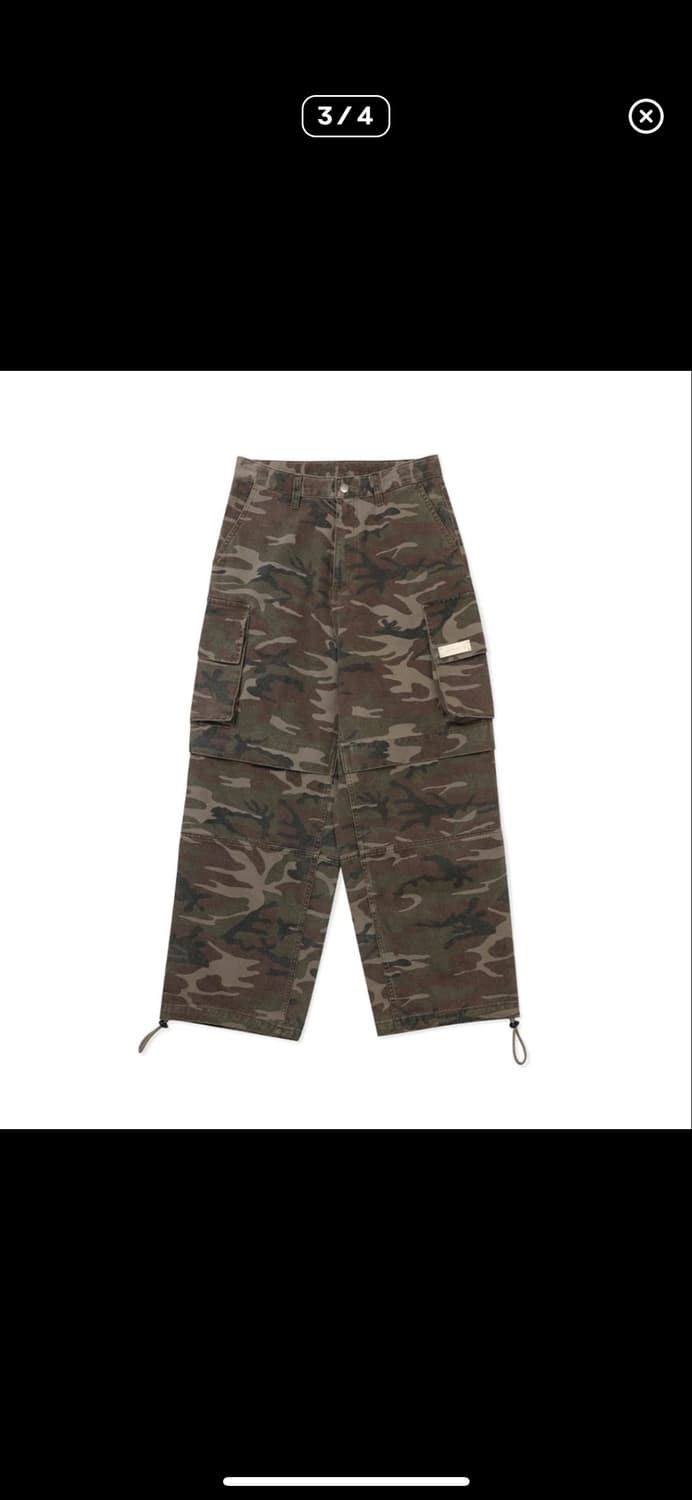 LEEY CAMO POCKET CARGO PANTS 상품이미지1