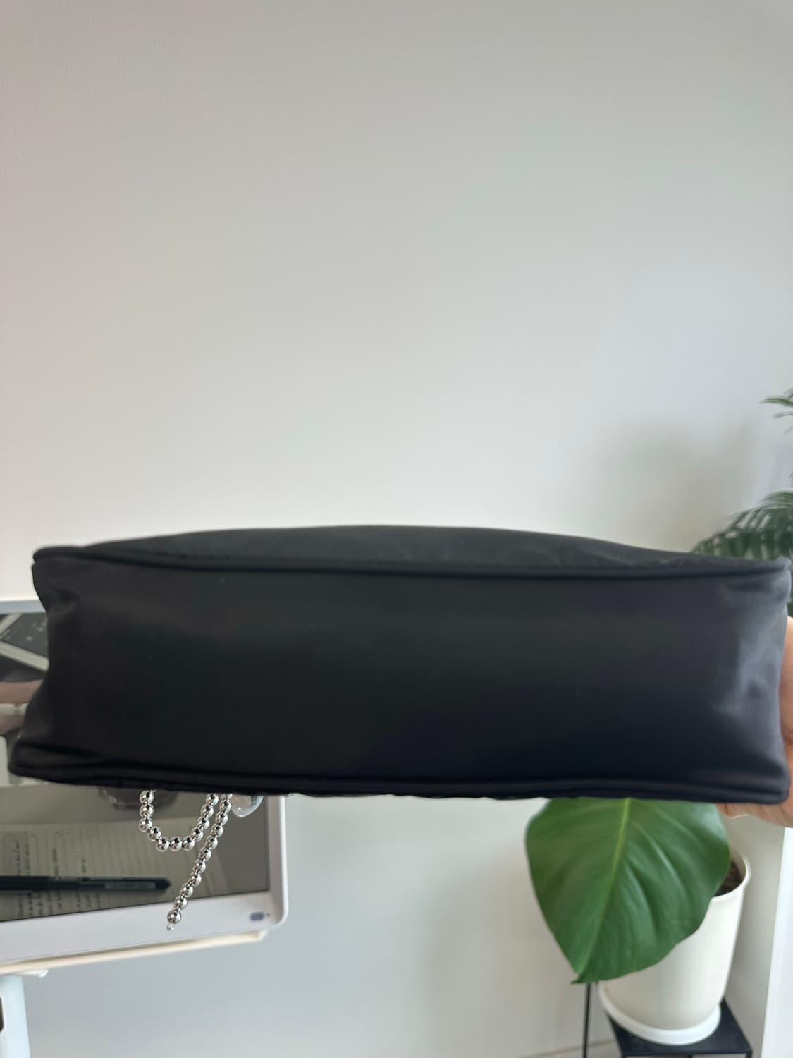 프라다 포코노 나일론 호보백 숄더백 토트백 미니 블랙 상품이미지6