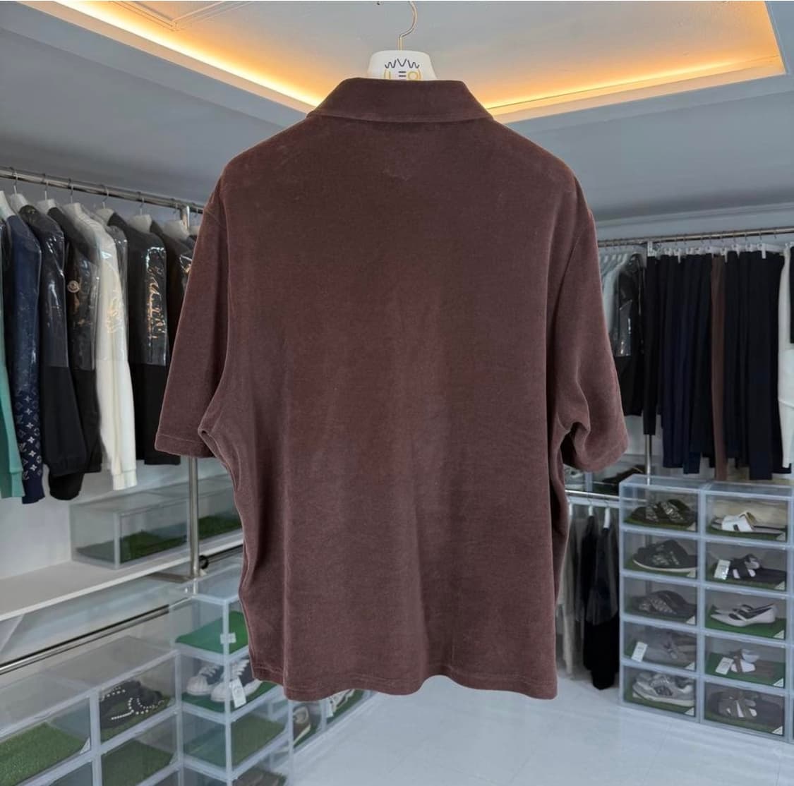 [리오브전포점] 로로피아나 코튼 실크 벨루어 카라티셔츠 상품이미지2