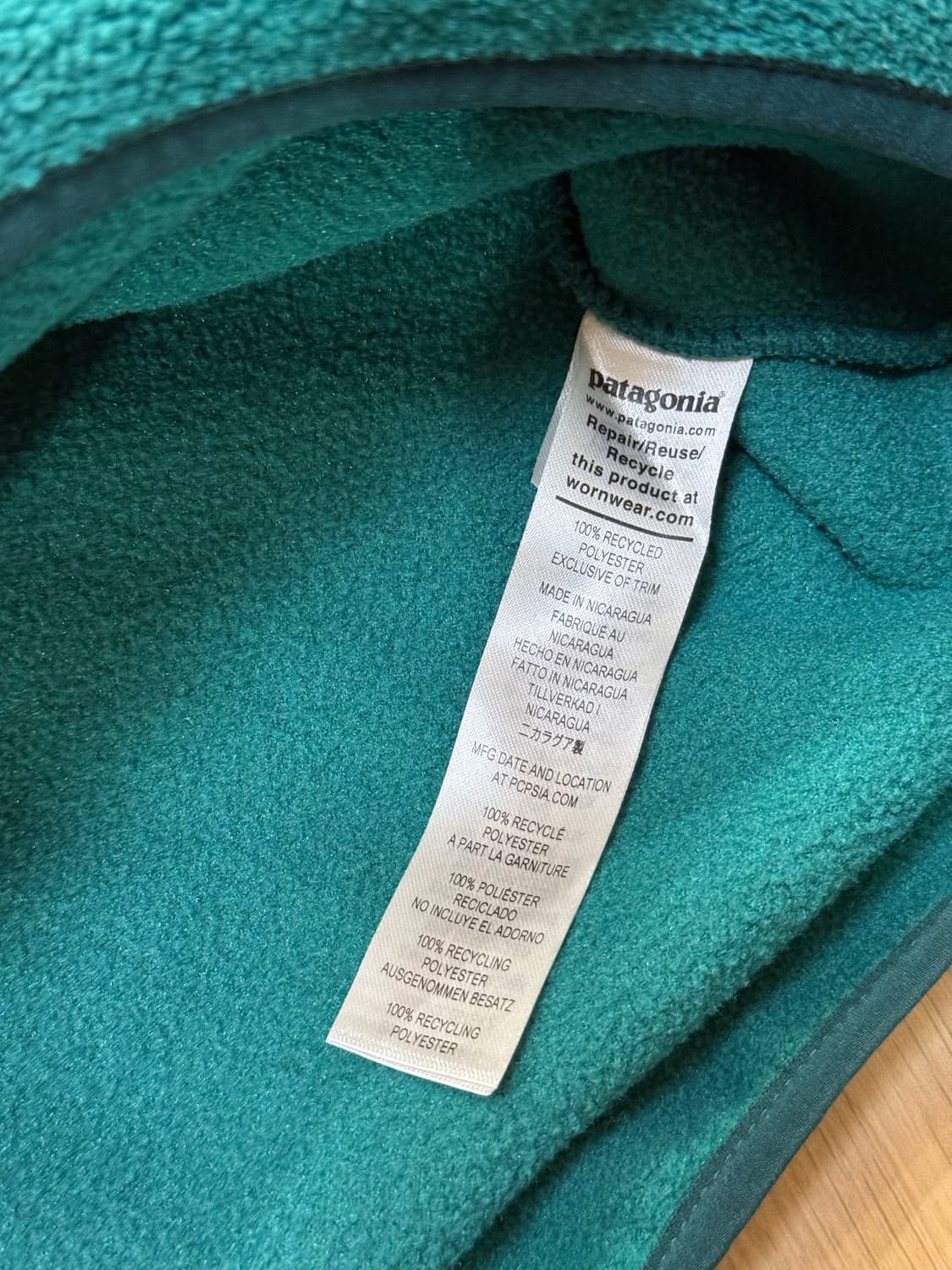 파타고니아 신칠라 청록 L 상품이미지5