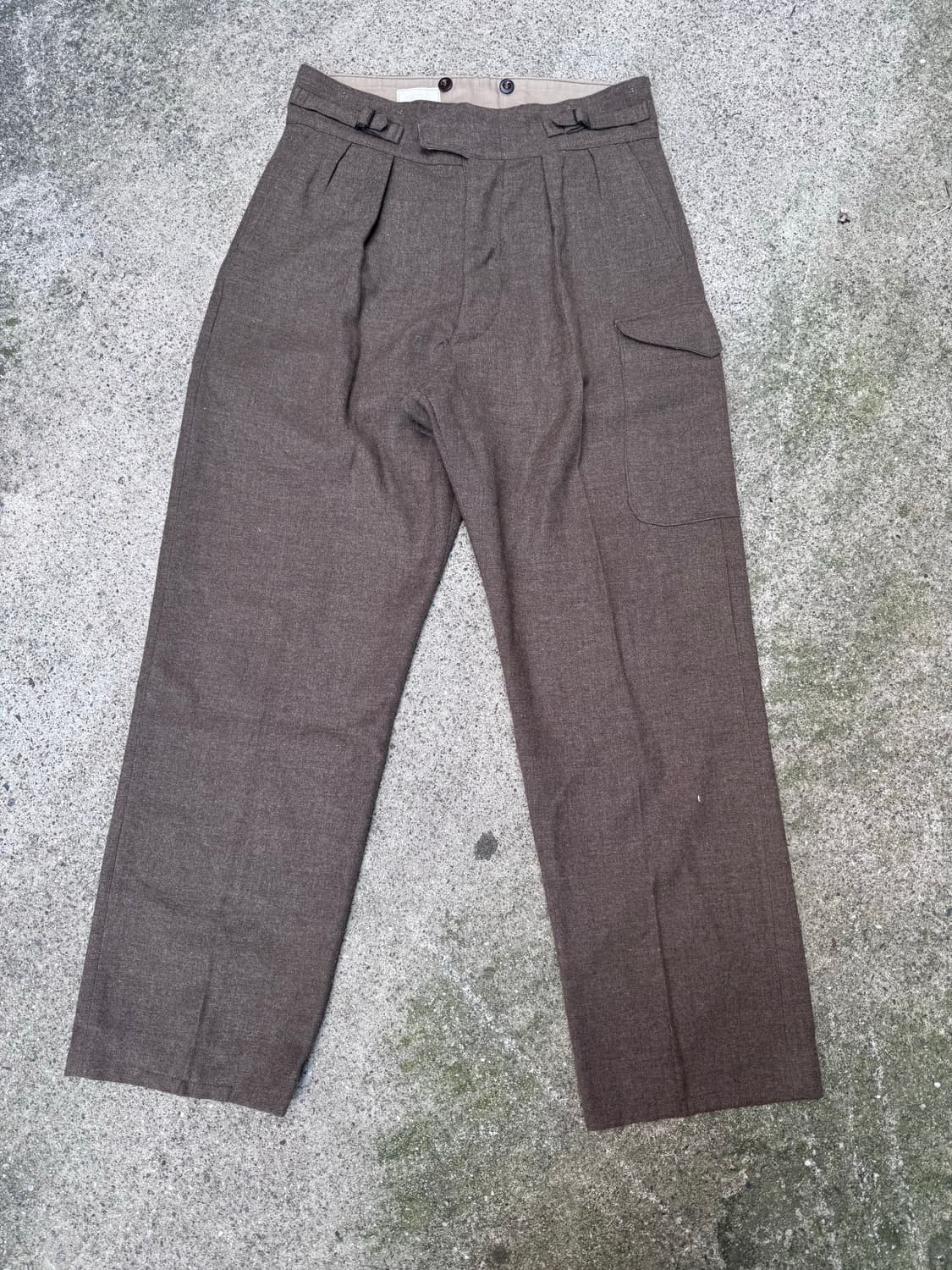 50s 100% Wool Battle Dress Pants NZ Made 상품이미지1