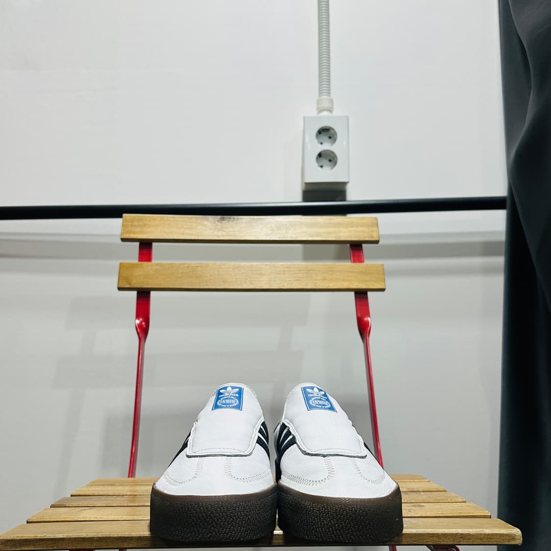 245) 아디다스 운동화 여성 여자 신발 삼바 클라우드 화이트 블랙 상품이미지3