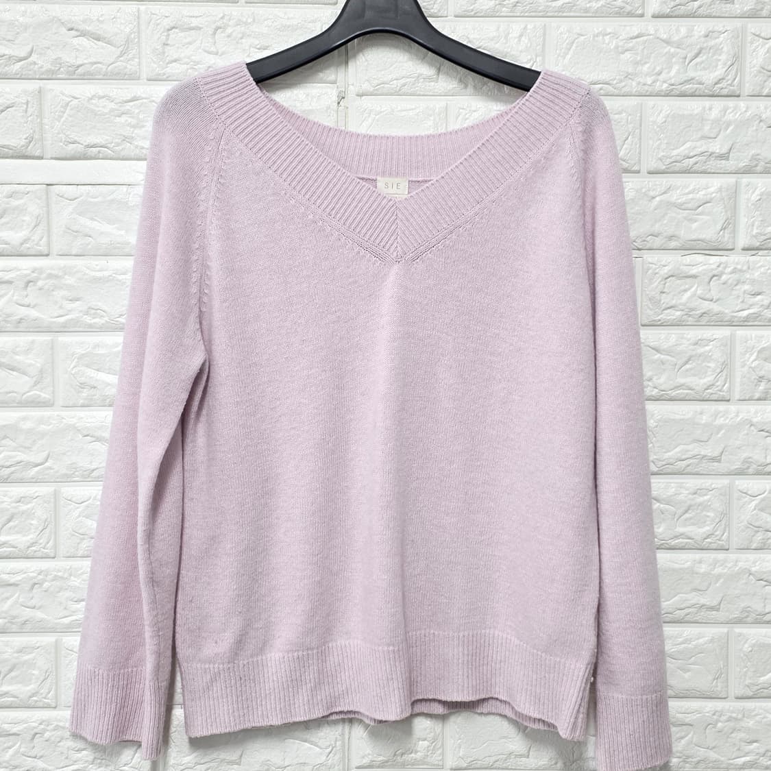 택포// 시에 SIE 핑크 니트 스웨터 L  상품이미지1