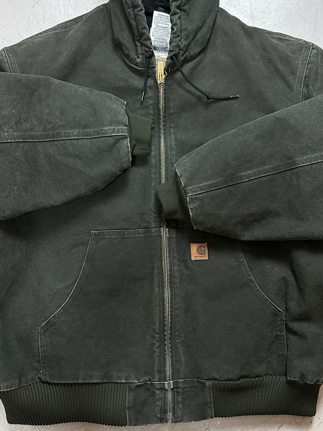 OG 칼하트 J130 액티브 자켓 칼하트 MOS 모스그린 상품이미지9