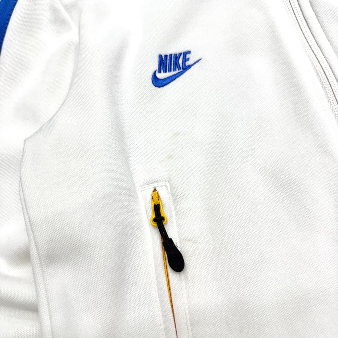 나이키 브라질 블록코어 화이트 트랙탑 크롭 져지 상품이미지5