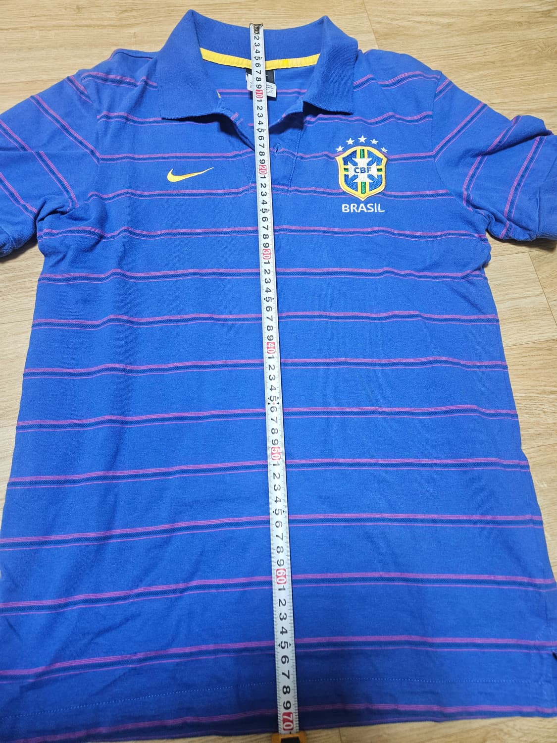 (S)빈티지 나이키 브라질 축구 대표팀 폴로 티셔츠 상품이미지4