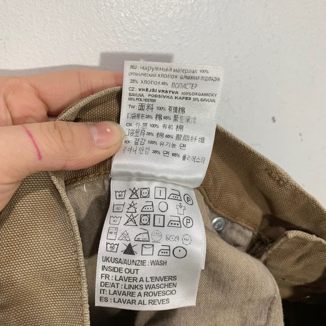 칼하트 워크 치노팬츠 상품이미지7