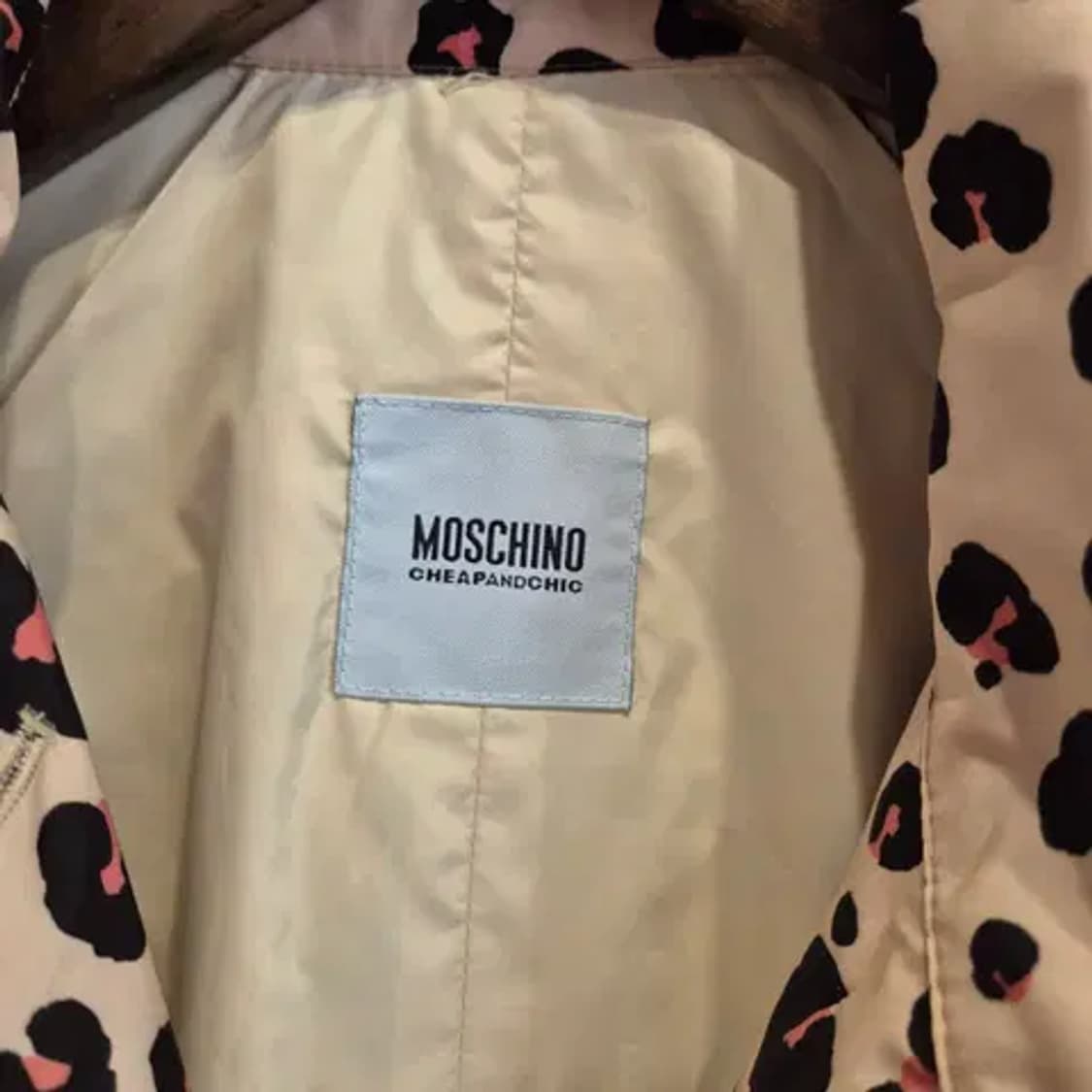 모스키노 CHEAPANDCHIC 레오파드 코트 95 상품이미지3