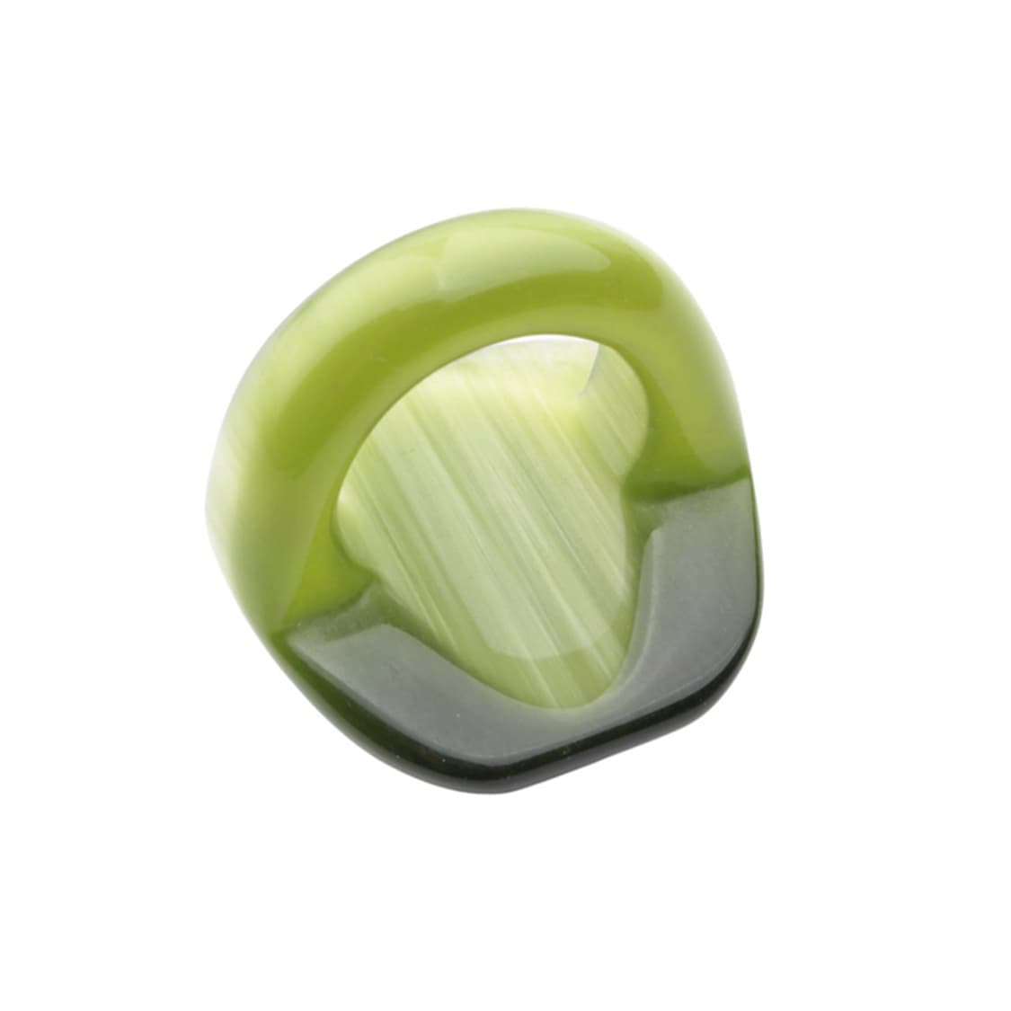 그리너리 캣츠아이 글래스 반지 국내 15호 상품이미지5