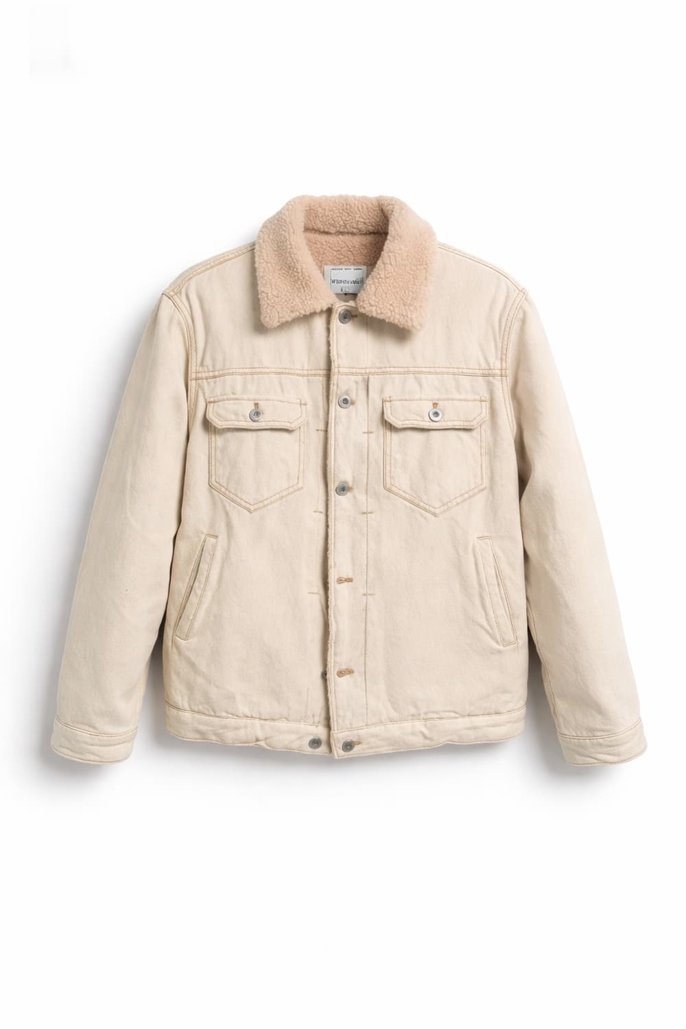 [M] 베이지 양털 트러커 자켓  상품이미지1