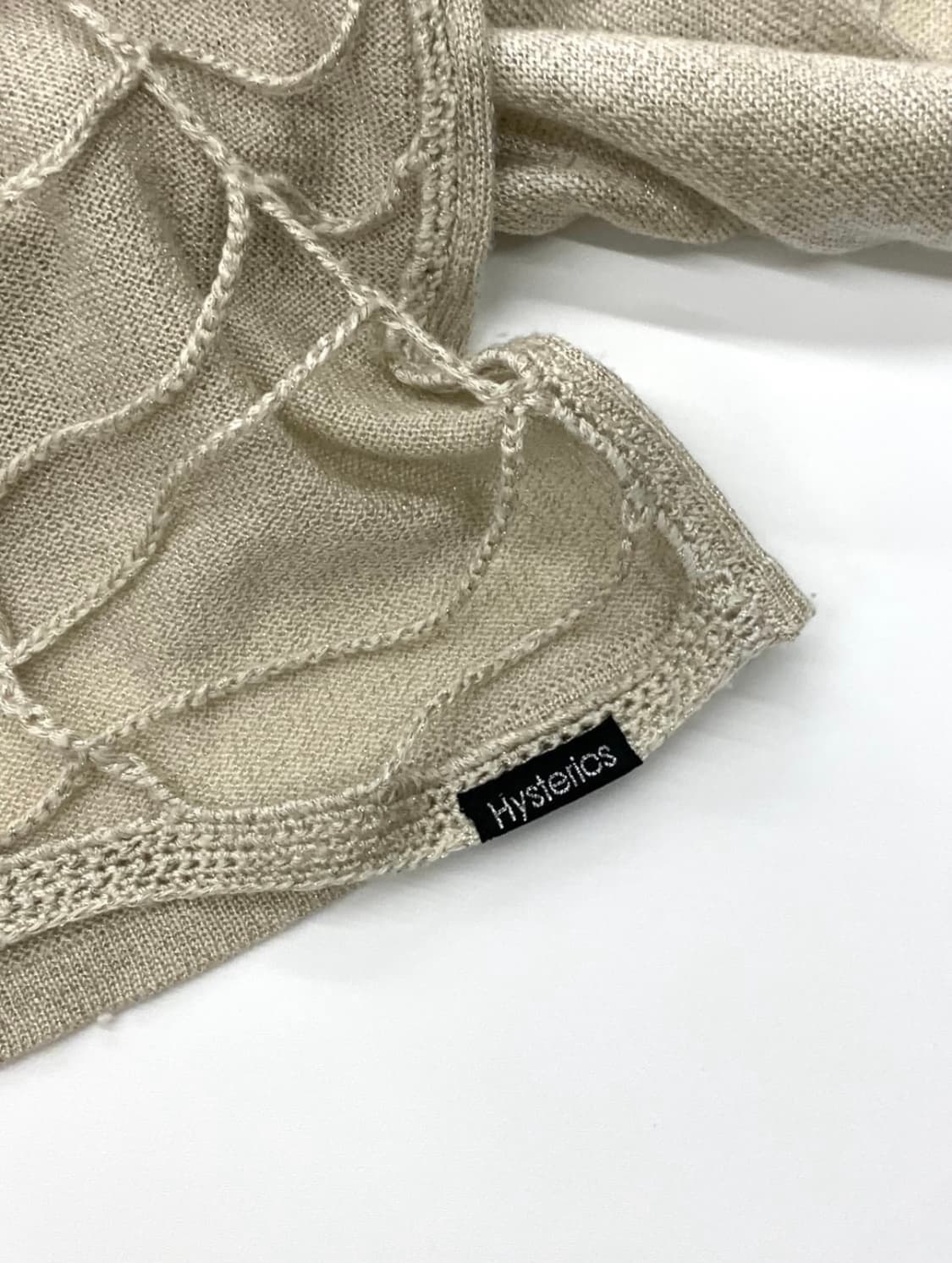 Hysteric Glamour 히스테릭글래머 크로쉐 니트 탑 상품이미지6