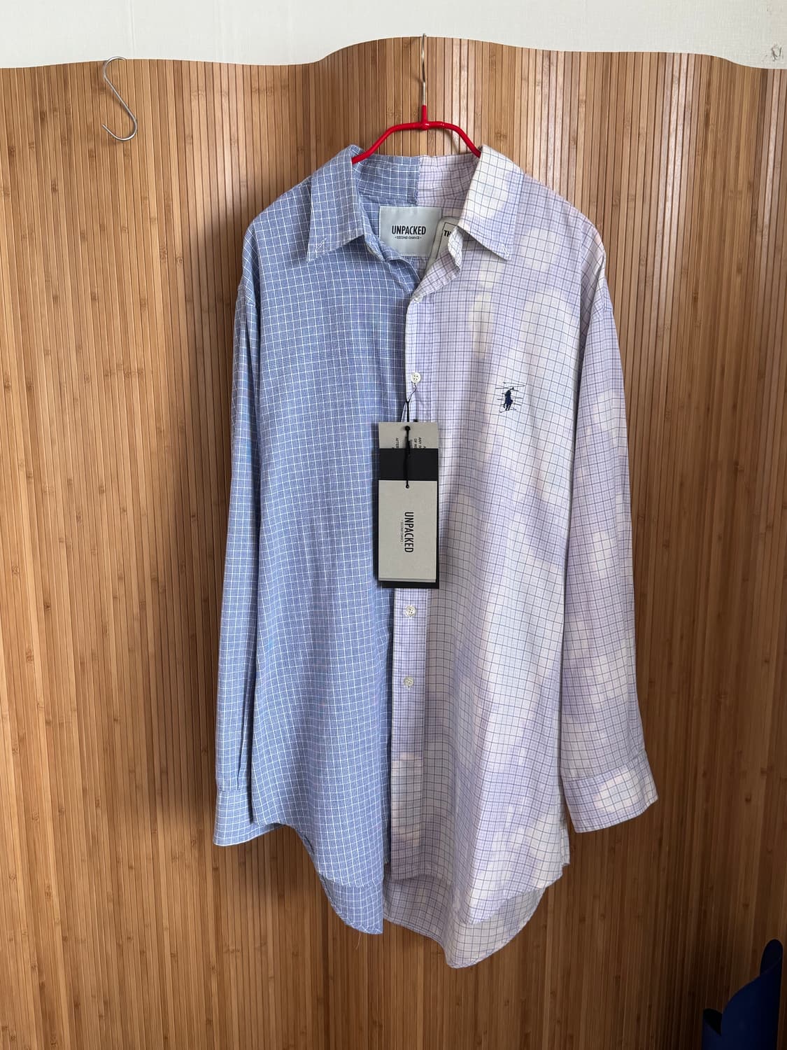랄프로렌  UNPACKED  리워크 체크 셔츠 [1OF1/희소] 상품이미지2