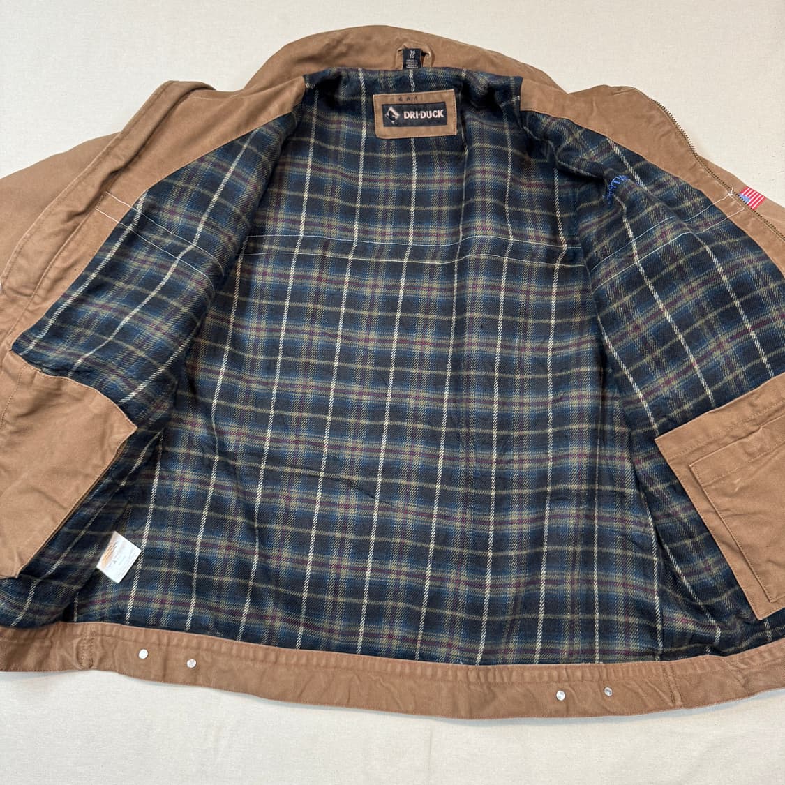 XL) DRI DUCK USA 덕캔버스 워크 자켓 3M 스카치 상품이미지6