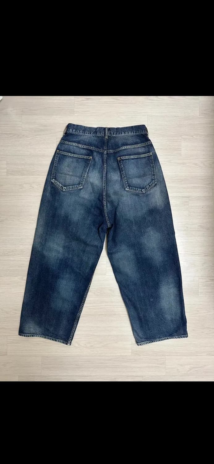 2) 안셀름 에이징 와이드 데님 팬츠 상품이미지2