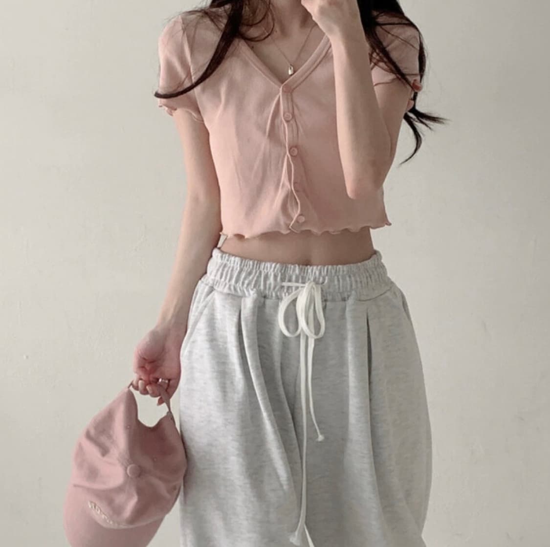 프릴 반팔 가디건 상품이미지3