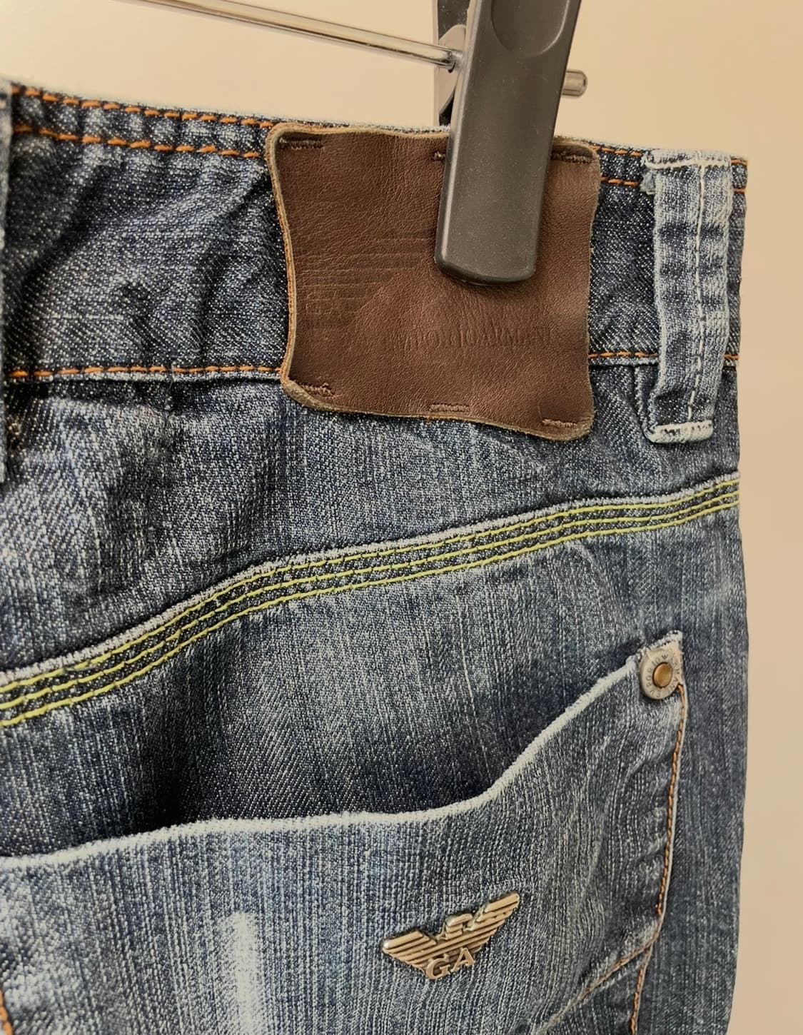 (28) 엠포리오 아르마니 디스트로이드 중청 데님팬츠 상품이미지4