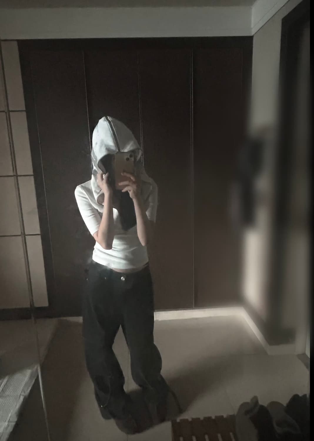 noEmosen Slim fit hooded mid sleeve 상품이미지1