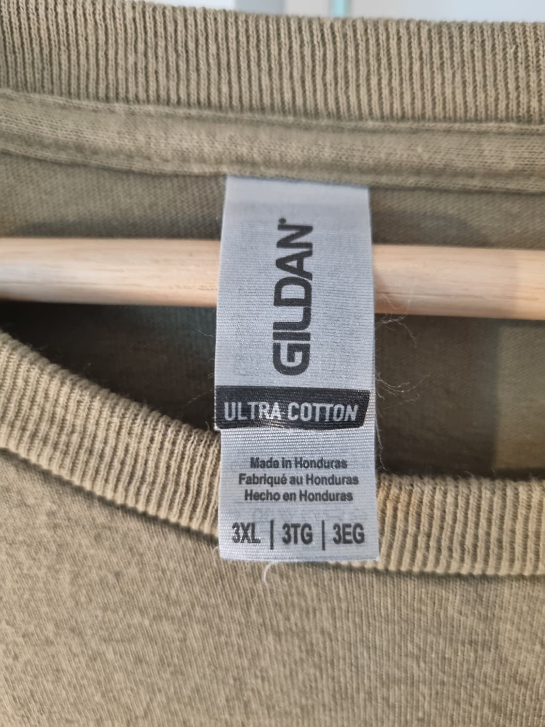 카투사 군용 지급용 길단 카키 반팔 티셔츠 3xl 상품이미지3