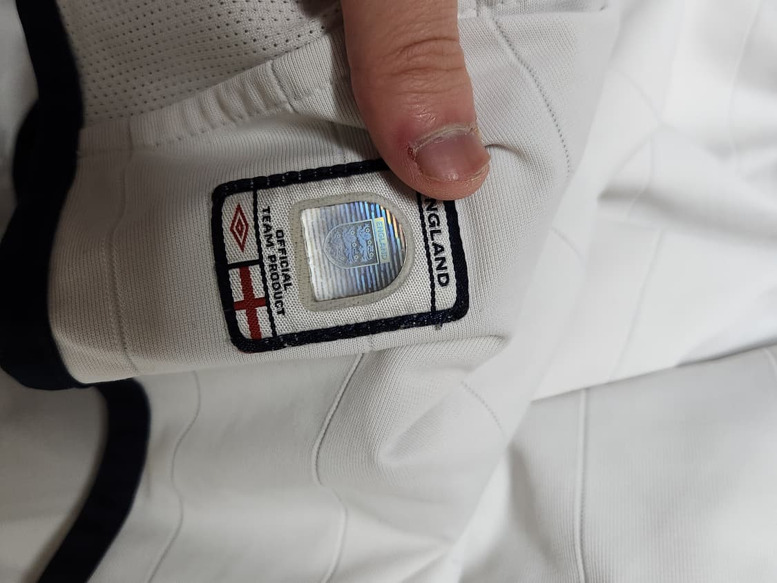 03-05 잉글랜드 홈 긴팔 엄브로 축구 유니폼 노마킹 상품이미지5