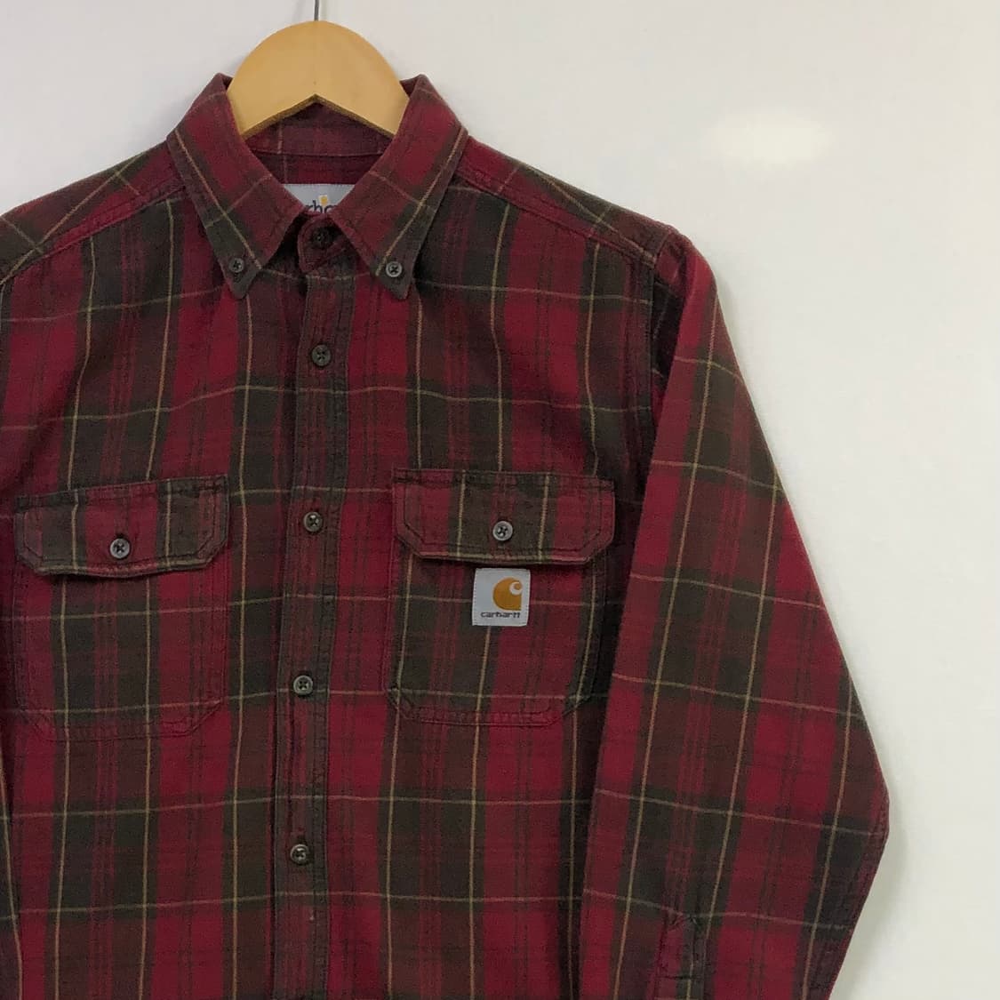 M 칼하트 체크 워크 남방 상품이미지1