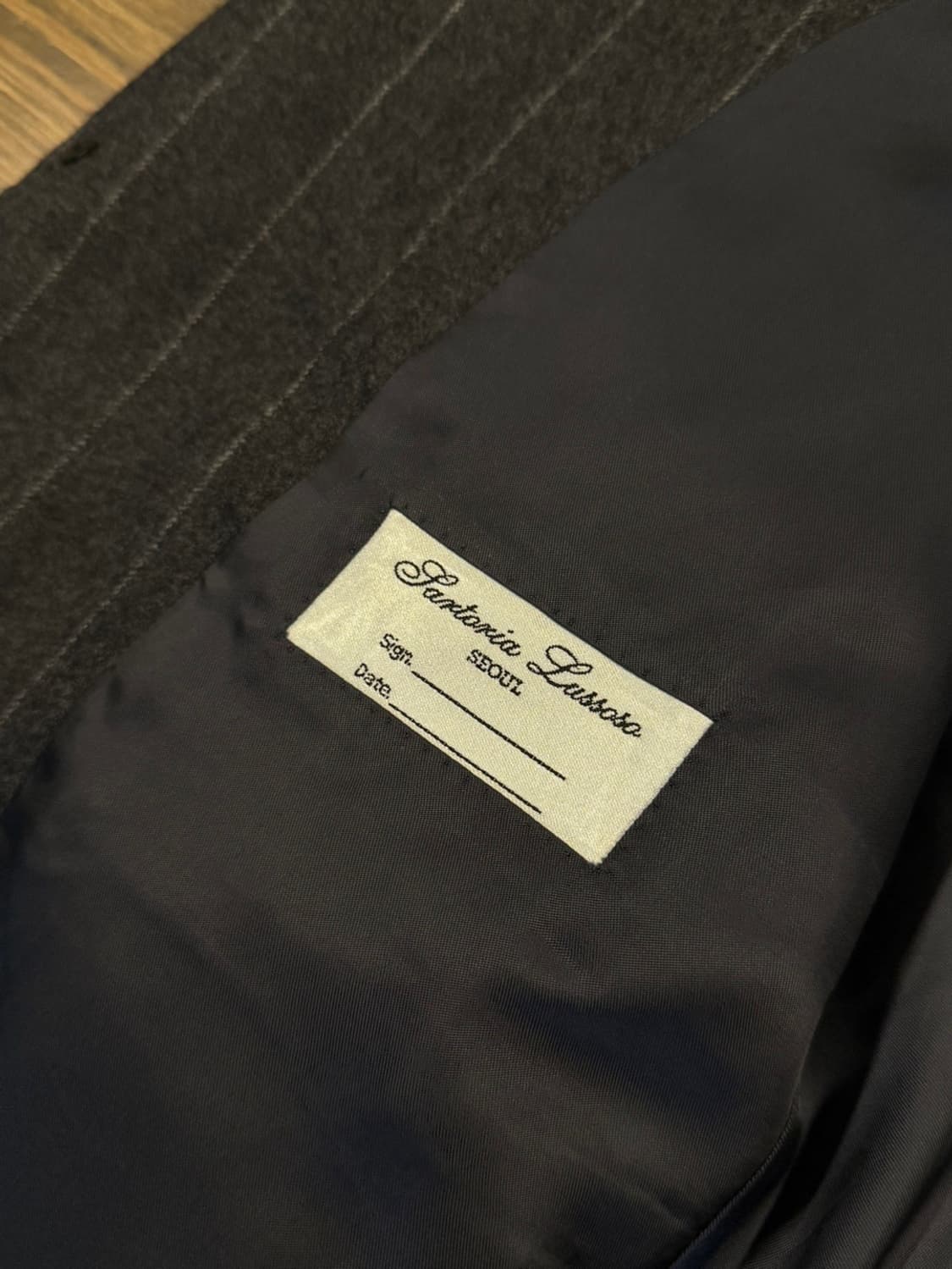 루쏘소 로로피아나 패브릭 자켓 남성95-100 상품이미지8