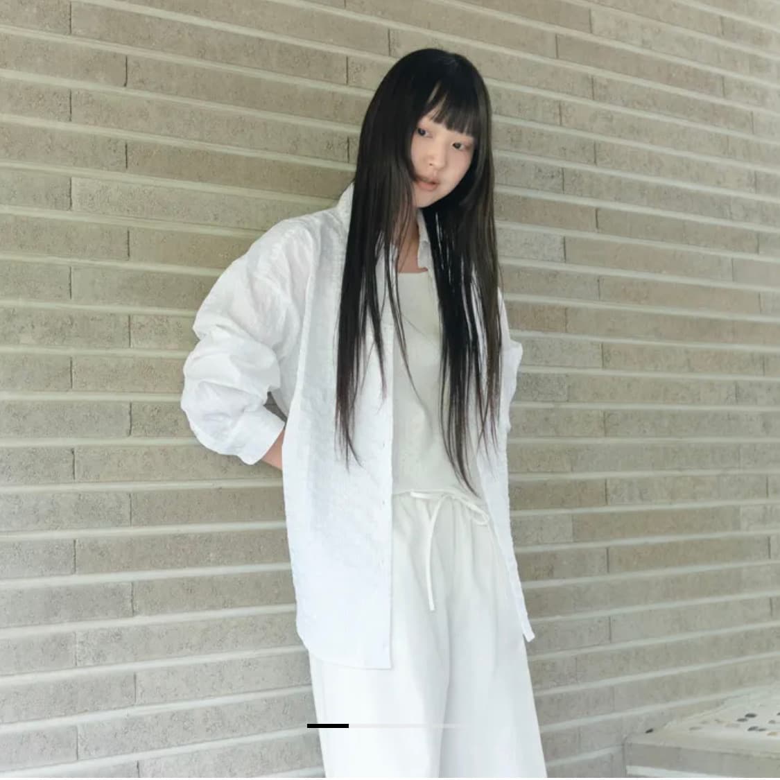 스프링크로커스 서츠 suer stripe shirt - white 상품이미지4