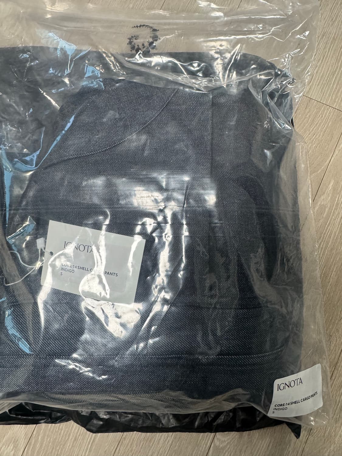 [S] 이그노타 ignota 코어14 쉘 카고 팬츠 인디고 상품이미지3