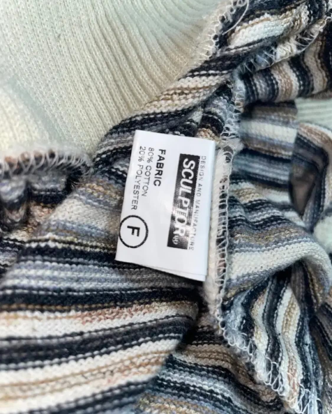 스컬프터 스트라이프 니트 OS 상품이미지4