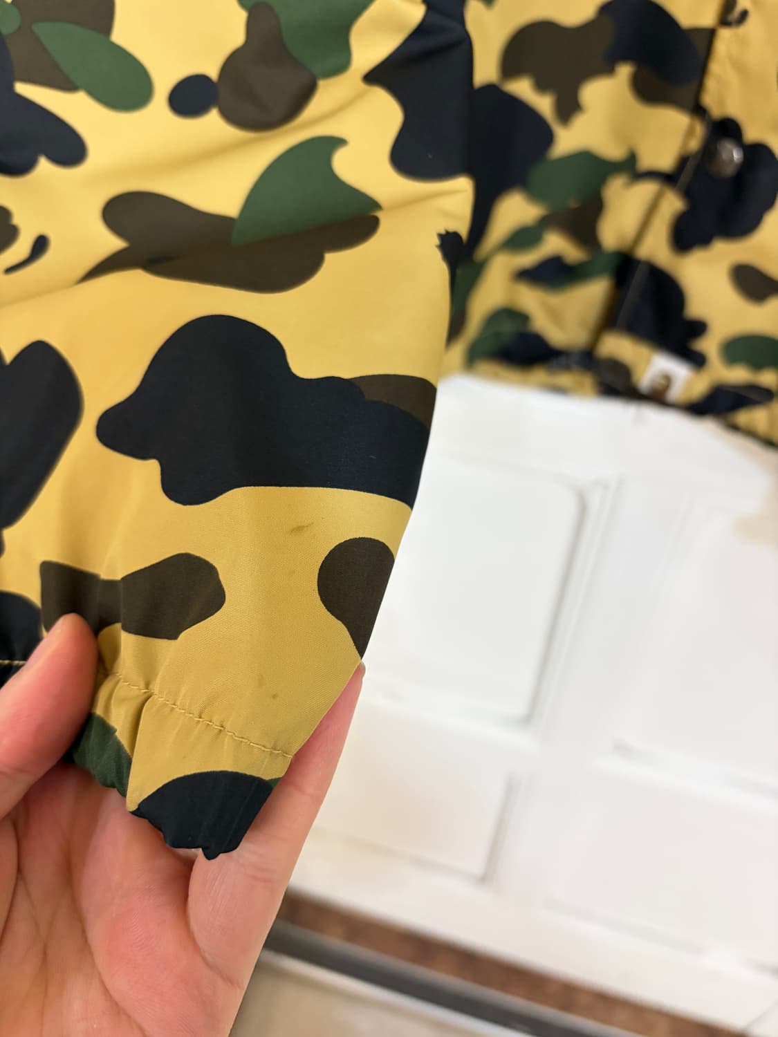 베이프 황계 카모 코치 자켓 바람막이 상품이미지4