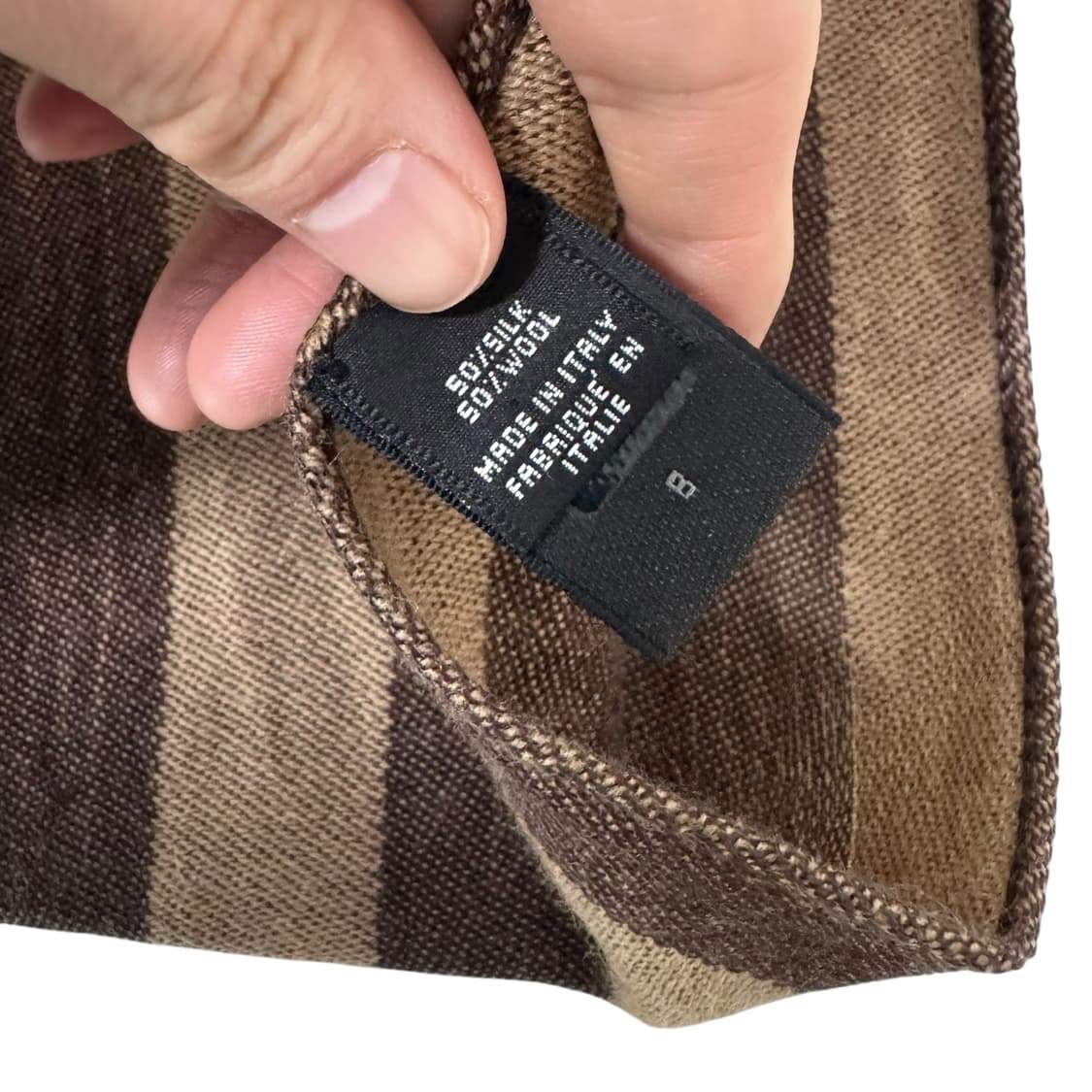 정품 펜디 쥬카 브라운 머플러 상품이미지5