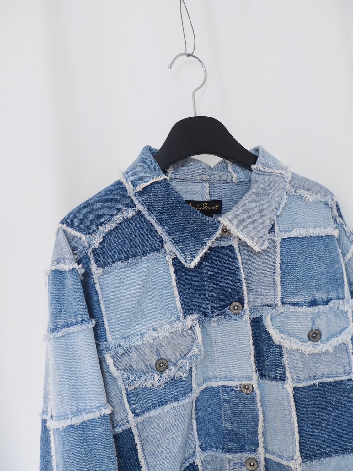 Ashley Stewart patchwork denim jacket  상품이미지2