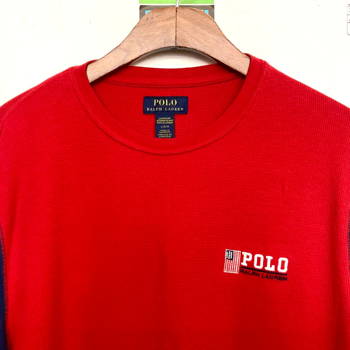 폴로 투톤 와플 롱슬리브 상품이미지2