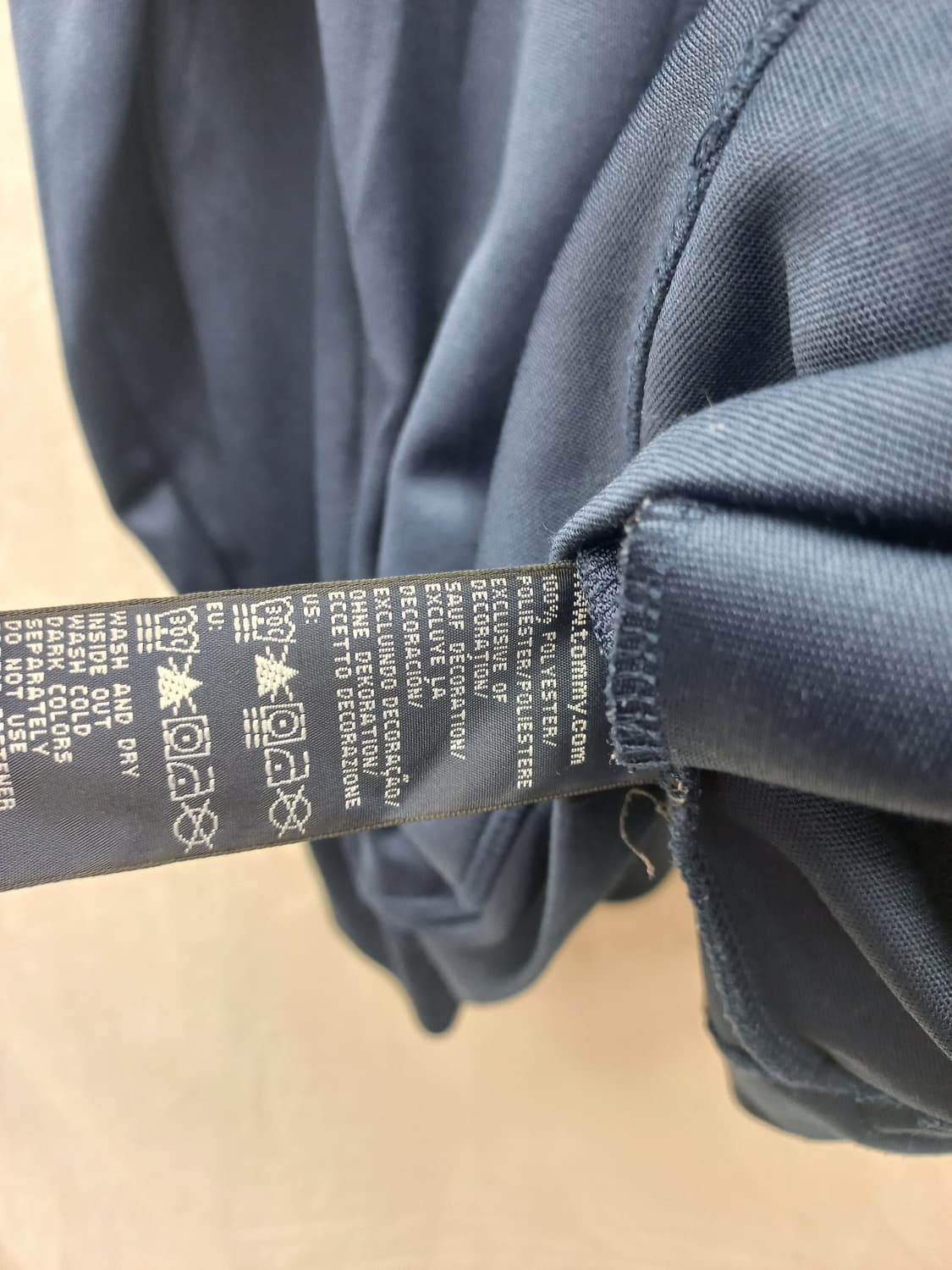 타미힐피거 네이비 반집업 남XL 상품이미지4