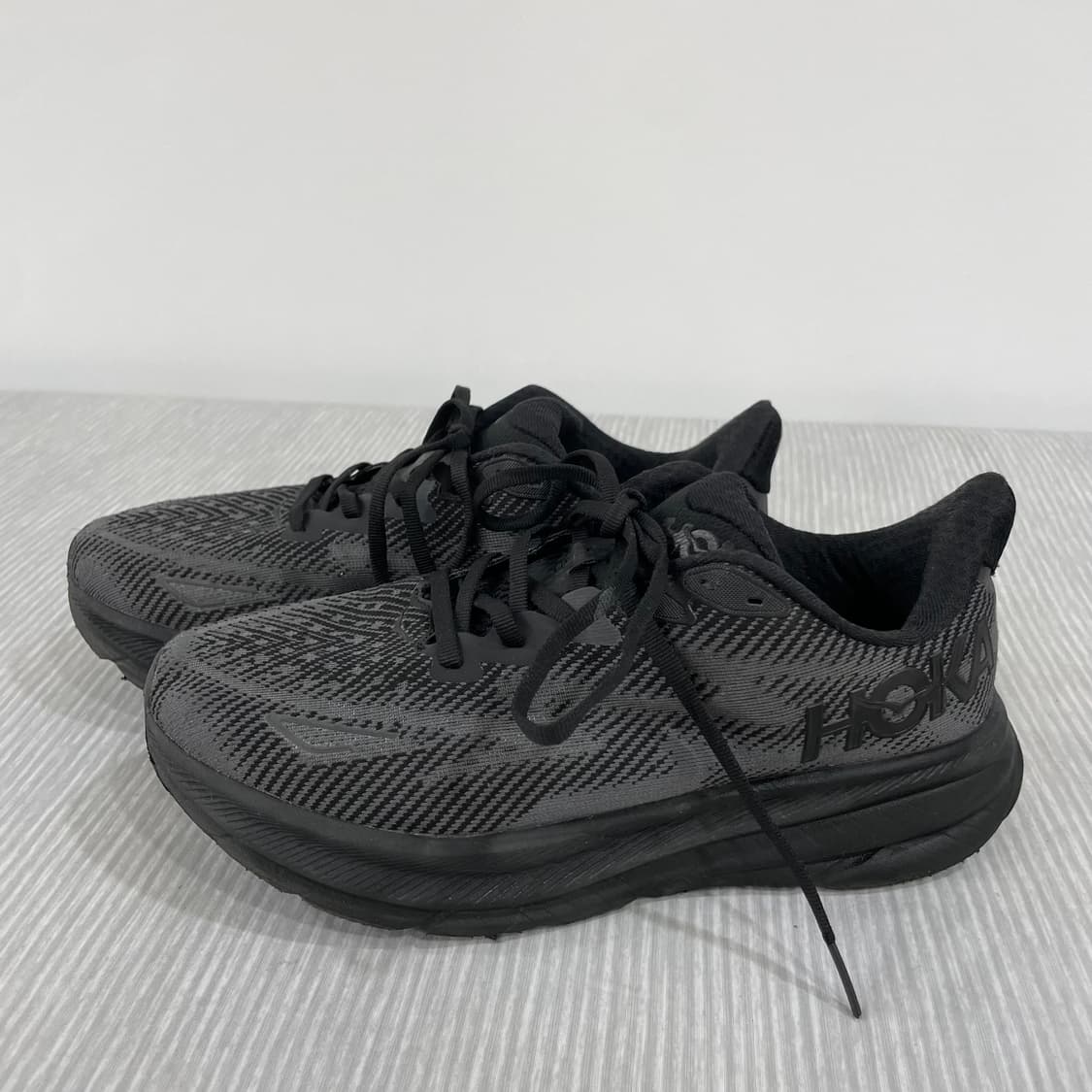 591) HOKA 호카 클리프톤9 블랙 운동화 260mm 상품이미지3