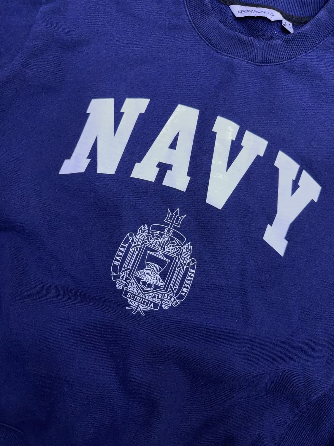 유니폼브릿지 US NAVY 맨투맨 스웻셔츠 네이비 M 상품이미지6