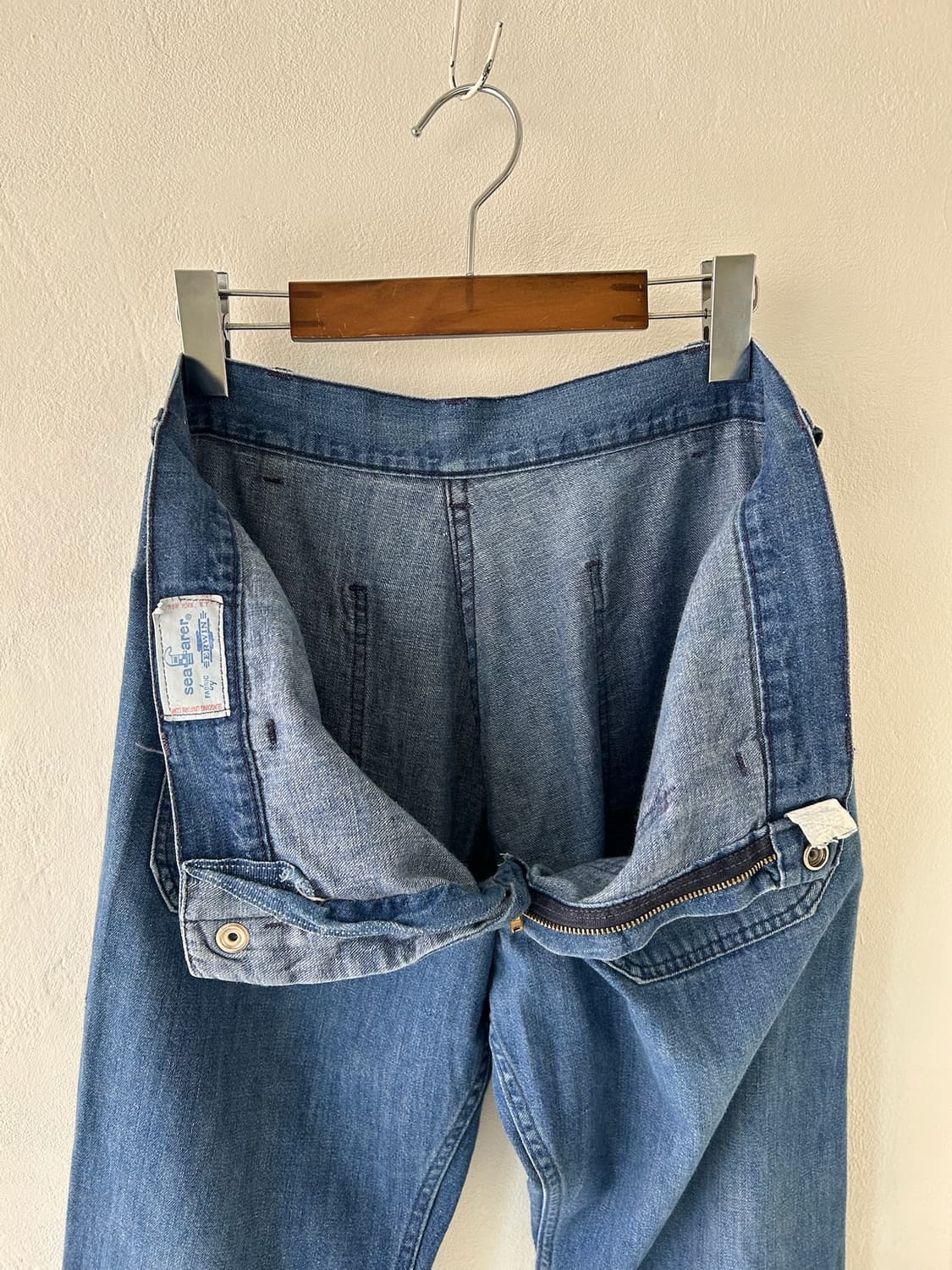 70-80's Vintage US Navy Sailor Denim PT 상품이미지6