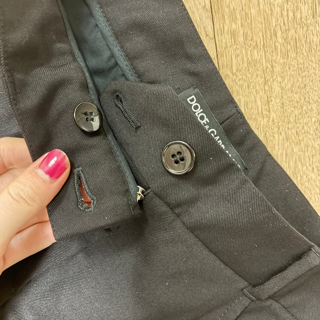 돌체앤가바나 블랙 부츠컷 슬랙스 상품이미지8