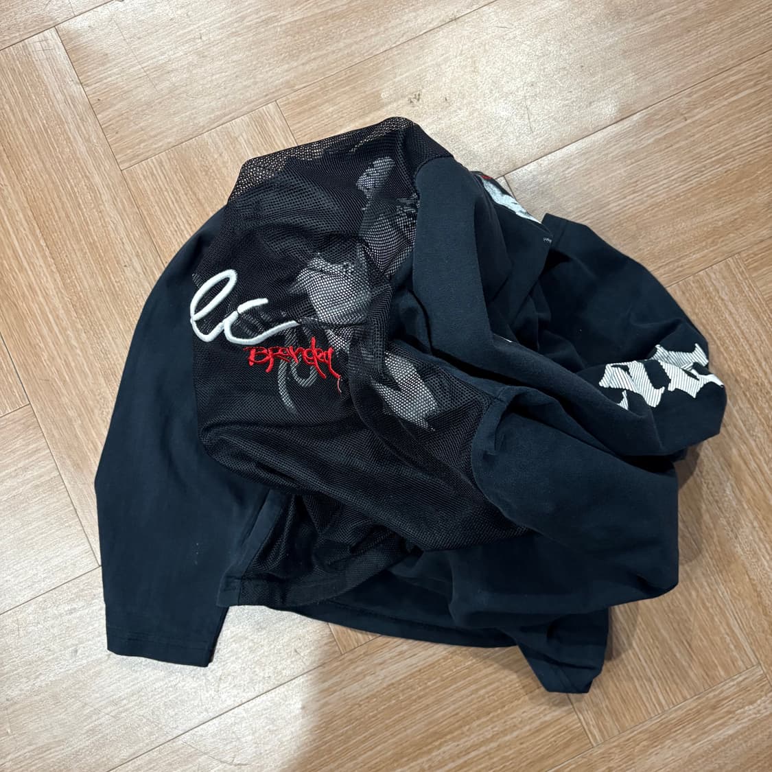 투팍 마카벨리 코튼&매쉬 믹스 롱슬리브 티셔츠 상품이미지6