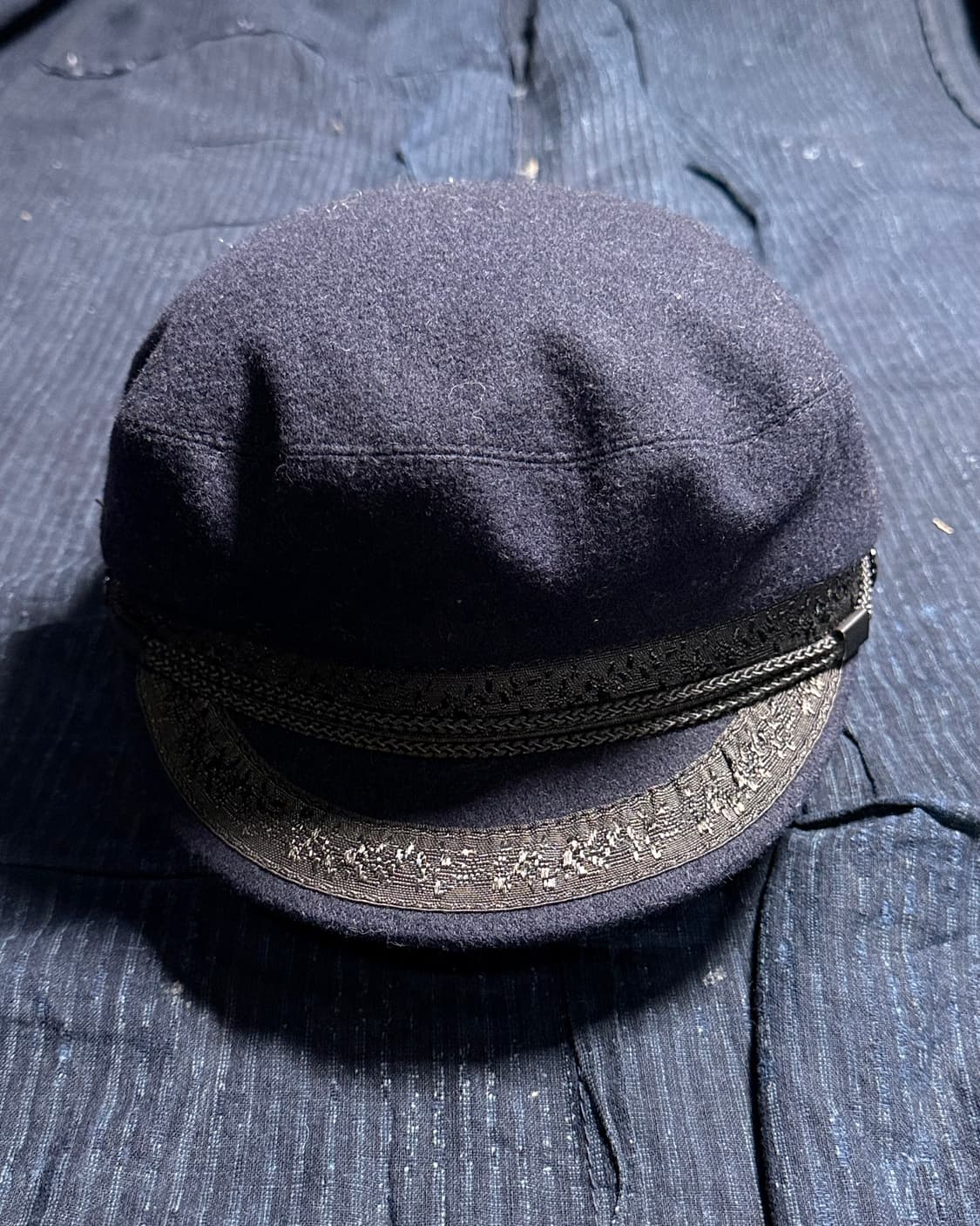 유럽 빈티지 울 블랜드 피들러 캡 59 상품이미지1