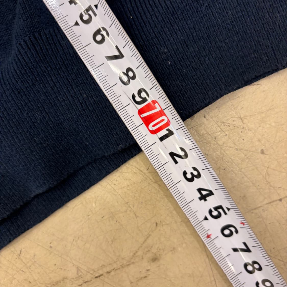 아디다스 숄더로고 네이비 니트 상품이미지4