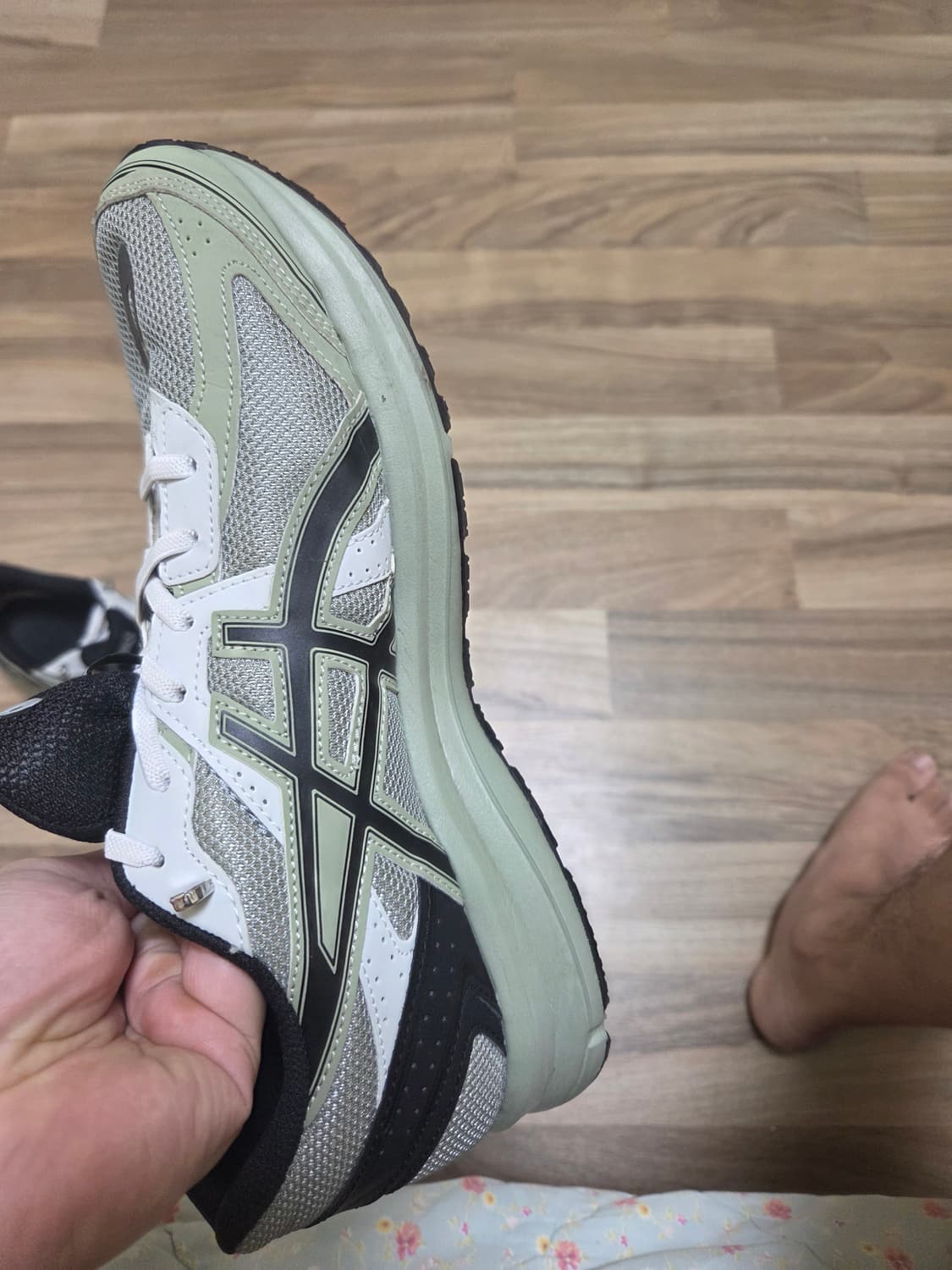 아식스 조그100 s 시트락 265 와이드(끈 없음) 상품이미지1