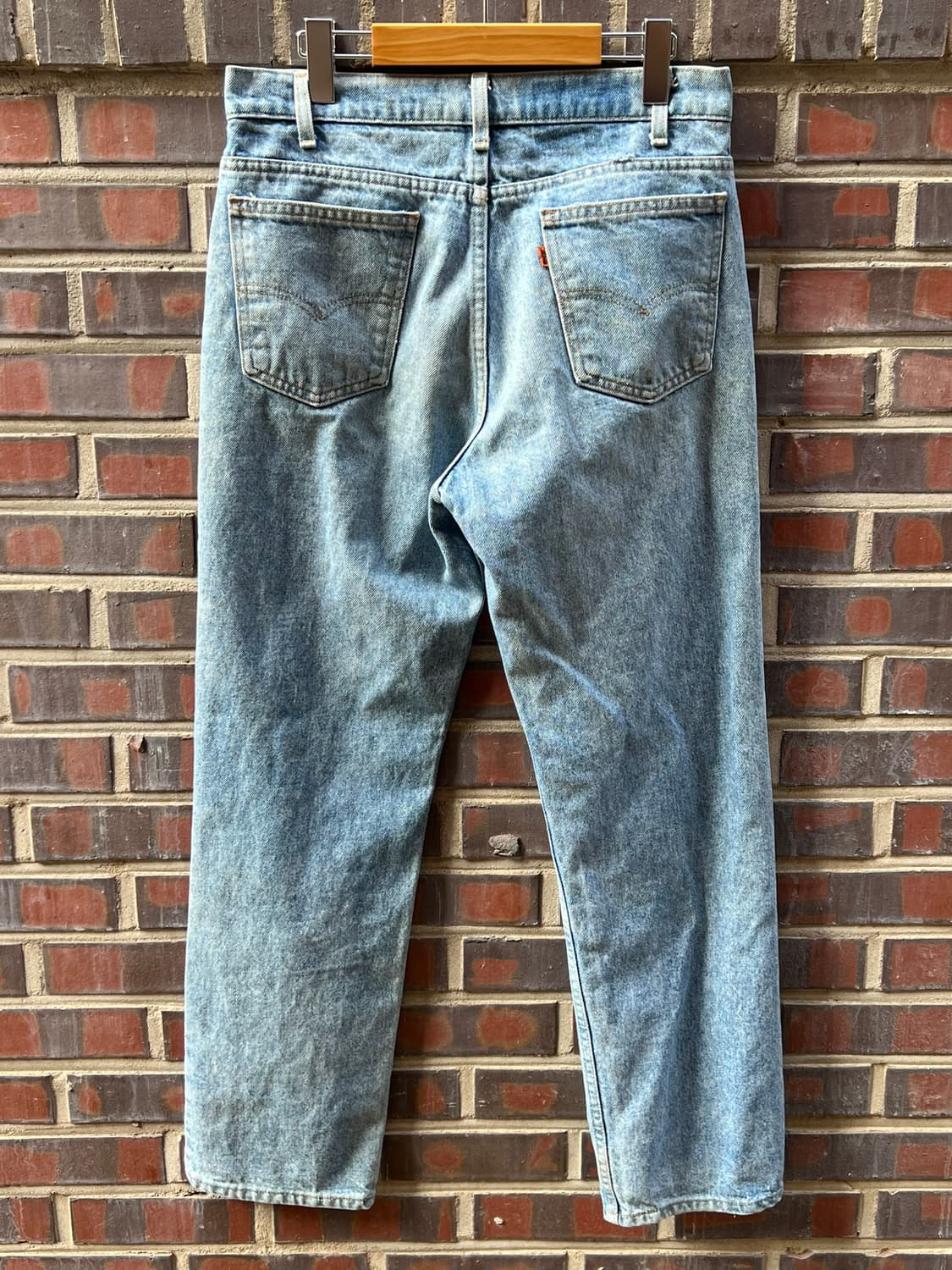 90's [33x30] 리바이스 509 오렌지탭 USA 빈티지 데님 팬츠 상품이미지8