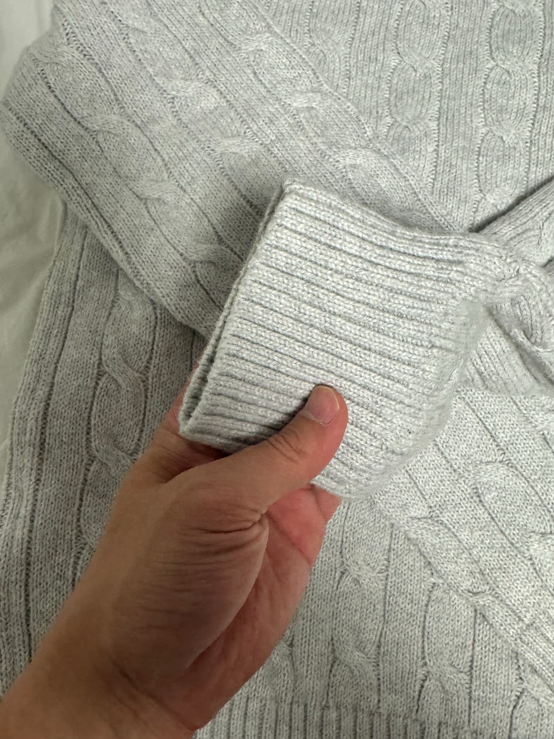 폴로 랄프로렌 꽈배기 니트 M (코튼 케이블 니트 스웨터) 상품이미지7