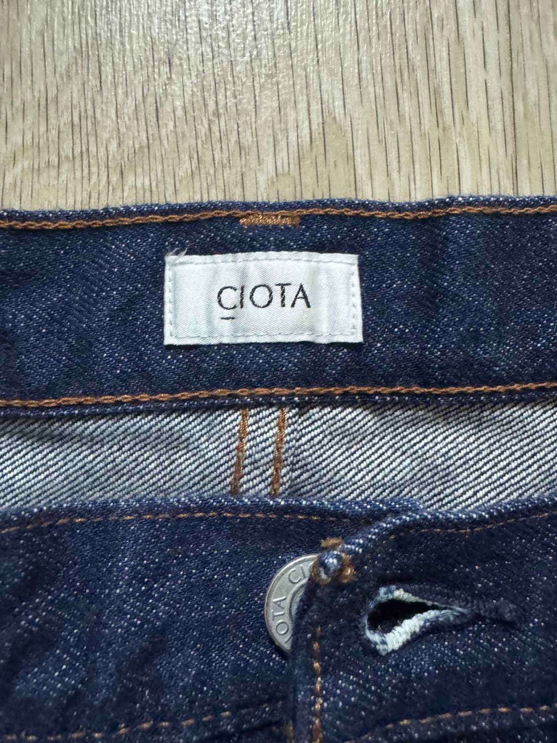 Ciota 시오타 배기 5포켓 데님 네이비 원워시 32 상품이미지3